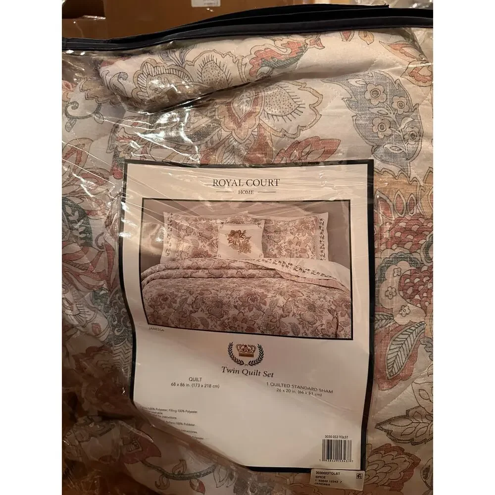 Twin Quilt Set - Royal Court Royal Court Janessa Quilt Set